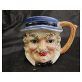 Vintage 1960s Ucagco Toby Face Character Mug