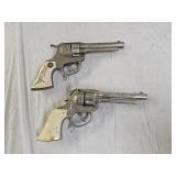 Vintage Texan and Davy Crockett Cap Gun Pistols