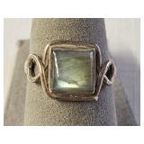 Sterling Silver Labradorite Ring