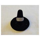 Sterling Silver CZ Ring with Display