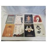 8 1960 Playboy Adult Magazines