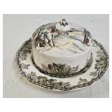 Johnson Bros. Ironstone Covered Butter Dish