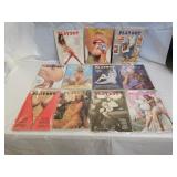 11 1973 Playboy Adult Magazines