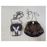 La Regale & Elephant Beaded Purses