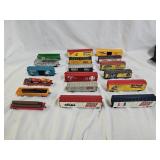 18 Tyco HO Train Cars