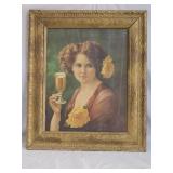 Antique Victorian Beer Advertising German Print