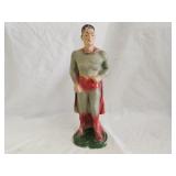 Vintage 1940s Superman Carnival Chalkware Figure