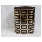 Vintage MCM Harvell-Kilgore Metal Wastebasket