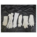 6 Pairs of Vintage Ladies Dress Gloves