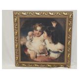 The Calmady Children Framed Print on Canvas