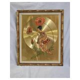 Vintage 1970s Michelle Emblem HP Nymph Foil Art