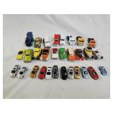 Assortment of Diecast and Miniature Plastic Cars
