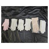 6 Pairs of Vintage Ladies Dress Gloves