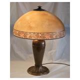 Antique Miller Reverse Painted Table Lamp