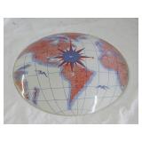 Mid Century Nautical Glass Ceiling Light Shade