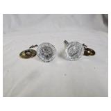 Antique Glass Door Handle