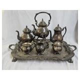 Antique FB Rogers 7pc Silverplated Tea Service Set