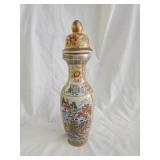 Chinese Moriage Pottery Vase