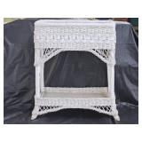 Antique Wicker Box Planter