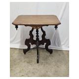 Walnut Victorian Parlor Table