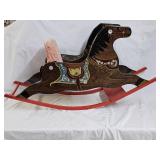 1800s American Folk Art Shoo Fly Rocking Horse
