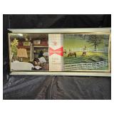 Vintage 1961 Budweiser Beer Advertising Mirror
