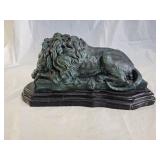 Bonheur Paris Metal Lion Sculpture