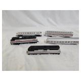 Bachmann and Lifelike HO Scale Amtrak Trains