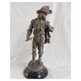 Antique Cast Metal Don Juan Statue