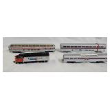 Bachmann and Life-Like Amtrak Train Cars