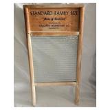 Vintage No 80 Two in One Glass Washboard