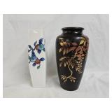 2 Vintage Japan Porcelain Vases