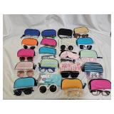 20 Pairs of Fashion Sunglasses & Readers, Cases
