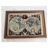 1977 Aspell Saggers & Co World Map