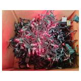 Large Box of Red String Christmas Lights