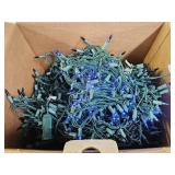 Large Box of Blue String Christmas Lights