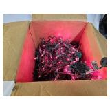 Large Box of Red String Christmas Lights