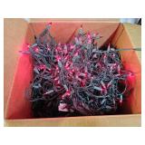 Large Box of Red String Christmas Lights