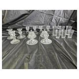 Candle Holders and Glasses