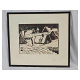 Vintage Israel Abramofsky Signed Artwork