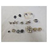 Cuff Links, Buttons and Jewelry