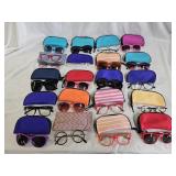 20 Pairs of Fashion Sunglasses & Readers, Cases