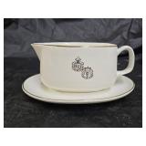 Vintage Hall China RX Pharmaceutical Gravy Boat