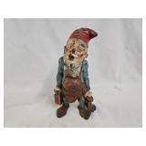 Antique Hubley Gnome Cast Iron Door Stop