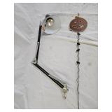 Metal Yard Art, Adjustable Work Light