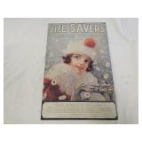 Pep-O-Mint Life Savers Advertising Sign