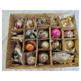 Vintage Glass & Hand Decorated Christmas Ornaments