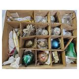 Vintage Glass & Hand Decorated Christmas Ornaments