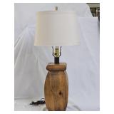 Pine Wood Decorative Table Lamp