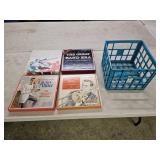 4 Vintage Vinyl Record Album Sets, Crate